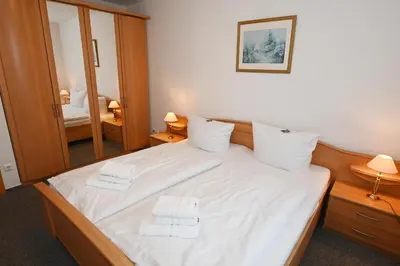 Ein Bett oder Betten in einem Zimmer der Unterkunft Bernstein Mare-Supreme Wohnung 4