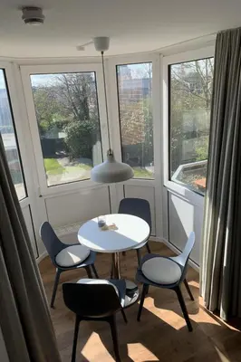 Ein Sitzbereich in der Unterkunft Apartment Nordseedüne by Interhome