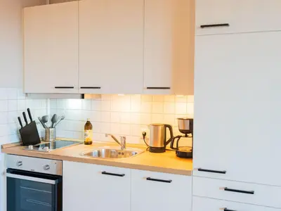 Küche/Küchenzeile in der Unterkunft Apartment Dein zweites Zuhause an der Nordseeküste - Sauna by Interhome