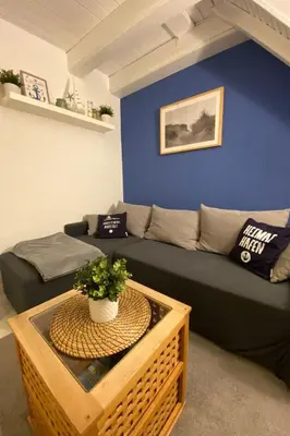 Ein Sitzbereich in der Unterkunft Apartment Heimathafen Friko by Interhome