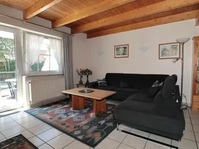 Ein Sitzbereich in der Unterkunft Holiday Home Haus Fischotter by Interhome