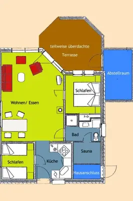 Grundriss der Unterkunft Holiday Home Wetternweg 8 by Interhome
