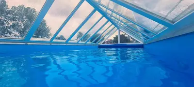 Der Swimmingpool an oder in der Nähe von Ferienwohnung Dennis