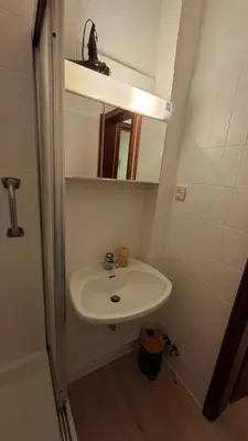 Ein Badezimmer in der Unterkunft City-Appartement Büsum- zentral, Meer & E-Ladestation am Parkplatz