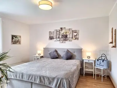 Ein Bett oder Betten in einem Zimmer der Unterkunft Wohlfühloase