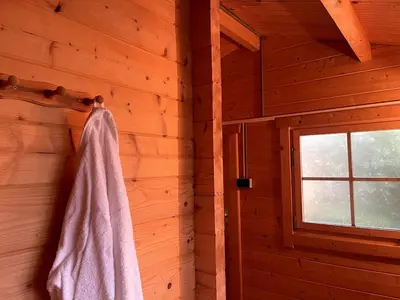 Grundriss der Unterkunft Haus am Waldrand mit Sauna, nahe Meer