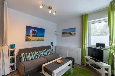 TV/Unterhaltungsangebot in der Unterkunft Terrassenhaus, Whg 7
