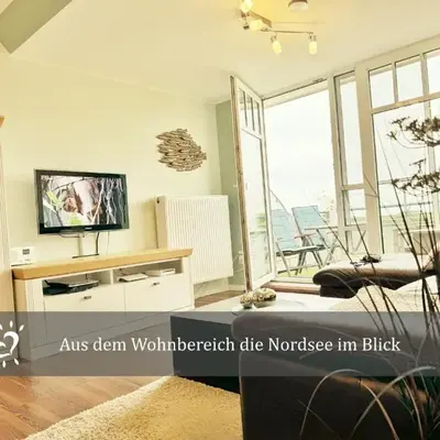 De Swolk Nordseeblick vom Balkon