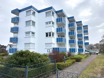 Das Gebäude in dem sich die Ferienwohnung befindet