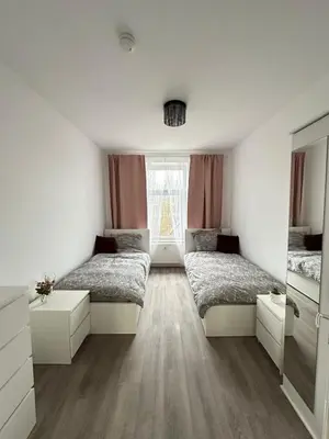 Ein Bett oder Betten in einem Zimmer der Unterkunft Apartments Brunsbüttel 2