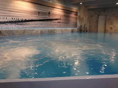 Der Swimmingpool an oder in der Nähe von Ferienhaus Nordseejuwel