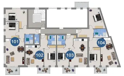 Grundriss der Unterkunft Haus EbenEzer