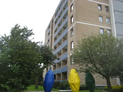 Das Gebäude in dem sich die Ferienwohnung befindet