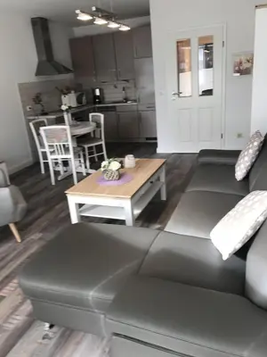 Küche/Küchenzeile in der Unterkunft Strandresidenz Rosengarten - Wohnung Nr. 108