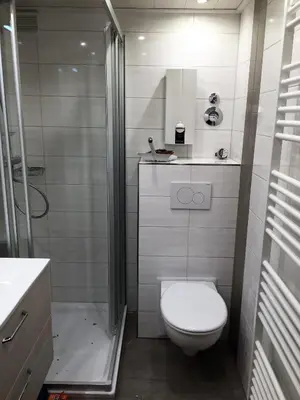 Ein Badezimmer in der Unterkunft Strandresidenz Rosengarten - Wohnung Nr. 108