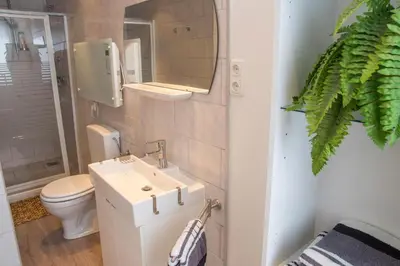 Ein Badezimmer in der Unterkunft Haus Frauenpreiss Whg. 52