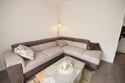 Ein Sitzbereich in der Unterkunft Haus Frauenpreiss Whg. 52
