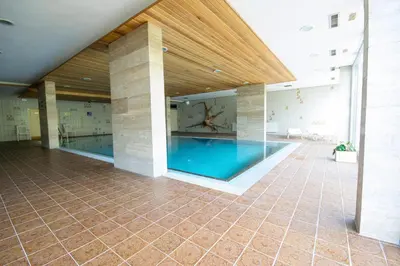 Der Swimmingpool an oder in der Nähe von Haus Frauenpreiss Whg. 60