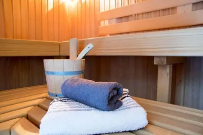 Ein Bett oder Betten in einem Zimmer der Unterkunft Haus Frauenpreiss Whg. 60