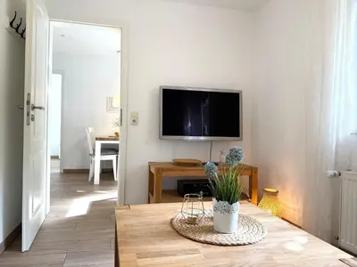 TV/Unterhaltungsangebot in der Unterkunft Haus Kirsten, Fewo Nr. 1