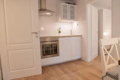 Küche/Küchenzeile in der Unterkunft Haus Kirsten, Fewo Nr. 1