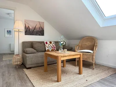 Ein Sitzbereich in der Unterkunft Haus Kirsten, Fewo Nr. 3