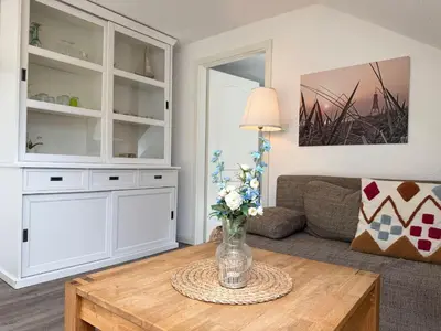 Ein Sitzbereich in der Unterkunft Haus Kirsten, Fewo Nr. 3