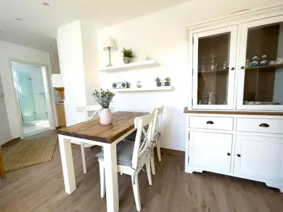 Küche/Küchenzeile in der Unterkunft Haus Kirsten, Fewo Nr. 5