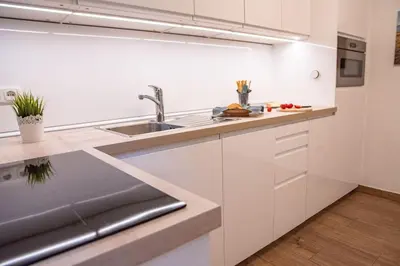 Küche/Küchenzeile in der Unterkunft Haus Kirsten, Fewo Nr. 2