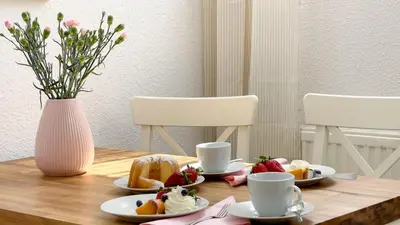 Essen in der Ferienwohnung oder in der Nähe
