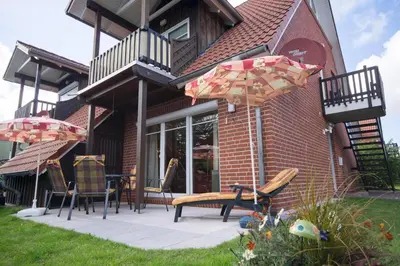 Das Gebäude in dem sich die Ferienwohnung befindet