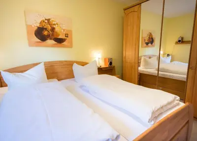 Ein Bett oder Betten in einem Zimmer der Unterkunft Hannoversche Straße 50