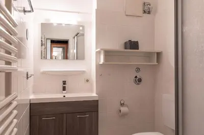 Ein Badezimmer in der Unterkunft Haus Knechtsand, Whg 449