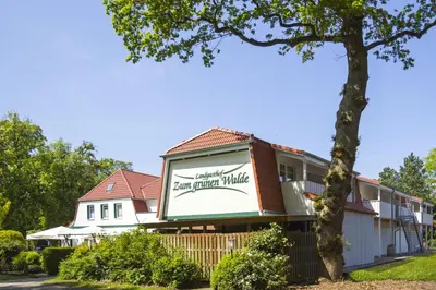Das Gebäude in dem sich die Pension befindet
