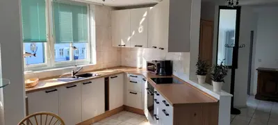 Küche/Küchenzeile in der Unterkunft Marina 68/70