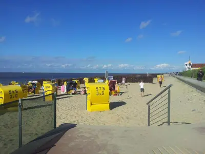 Ein allgemeiner Meerblick oder ein Meerblick von der Ferienwohnung aus