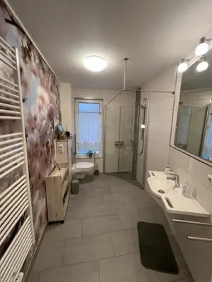 Ein Badezimmer in der Unterkunft Residenz Windjammer