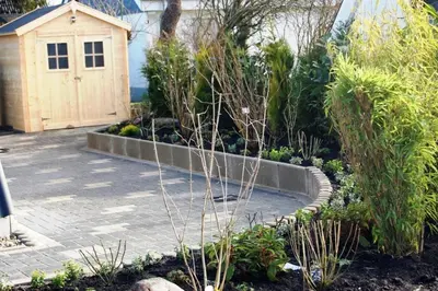 Ein Garten an der Unterkunft Windjammer