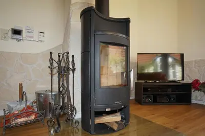 TV/Unterhaltungsangebot in der Unterkunft Ferienhaus Kiebitz mit Sauna