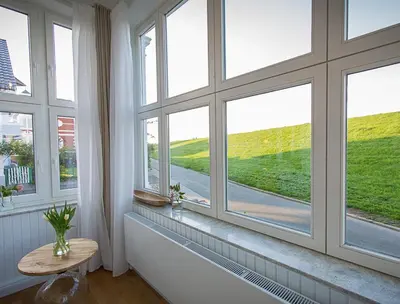 Ein Garten an der Unterkunft Seaside Apartments Austernbank