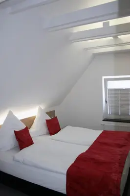 Ein Bett oder Betten in einem Zimmer der Unterkunft Ferienwohnung dat witte hus 2