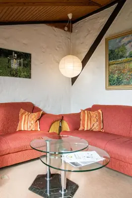 Ein Sitzbereich in der Unterkunft Apartment Nordsee-Ferienhaus-1 by Interhome