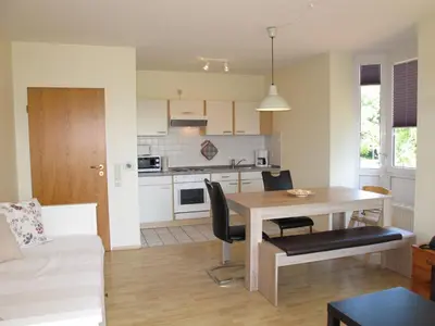 Küche/Küchenzeile in der Unterkunft Apartment Cuxland Ferienpark-1 by Interhome