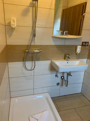 Ein Badezimmer in der Unterkunft Hotel Seemeile