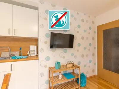 Küche/Küchenzeile in der Unterkunft CuxDuHier