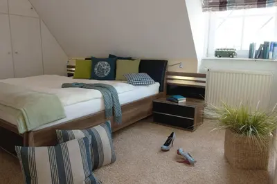 Ein Bett oder Betten in einem Zimmer der Unterkunft Ferienhaus Yvonne - [#55027]