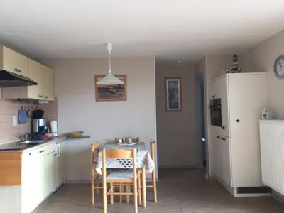 Küche/Küchenzeile in der Unterkunft Am Ringwall 76