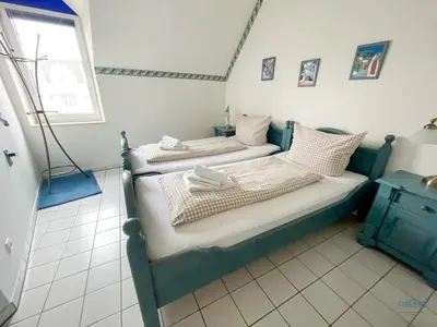 Ein Bett oder Betten in einem Zimmer der Unterkunft Urlaub direkt in der City Marina