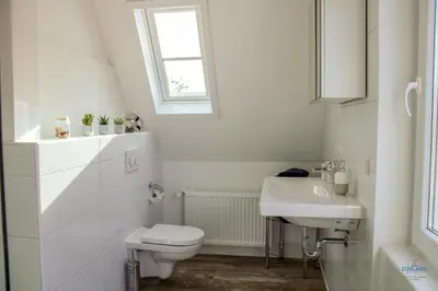 Ein Badezimmer in der Unterkunft Ferienwohnung Schmidt