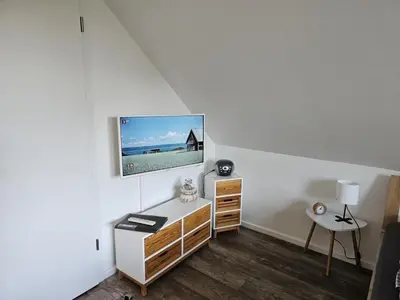 TV/Unterhaltungsangebot in der Unterkunft Appartementhaus Kogge Wohnung 7